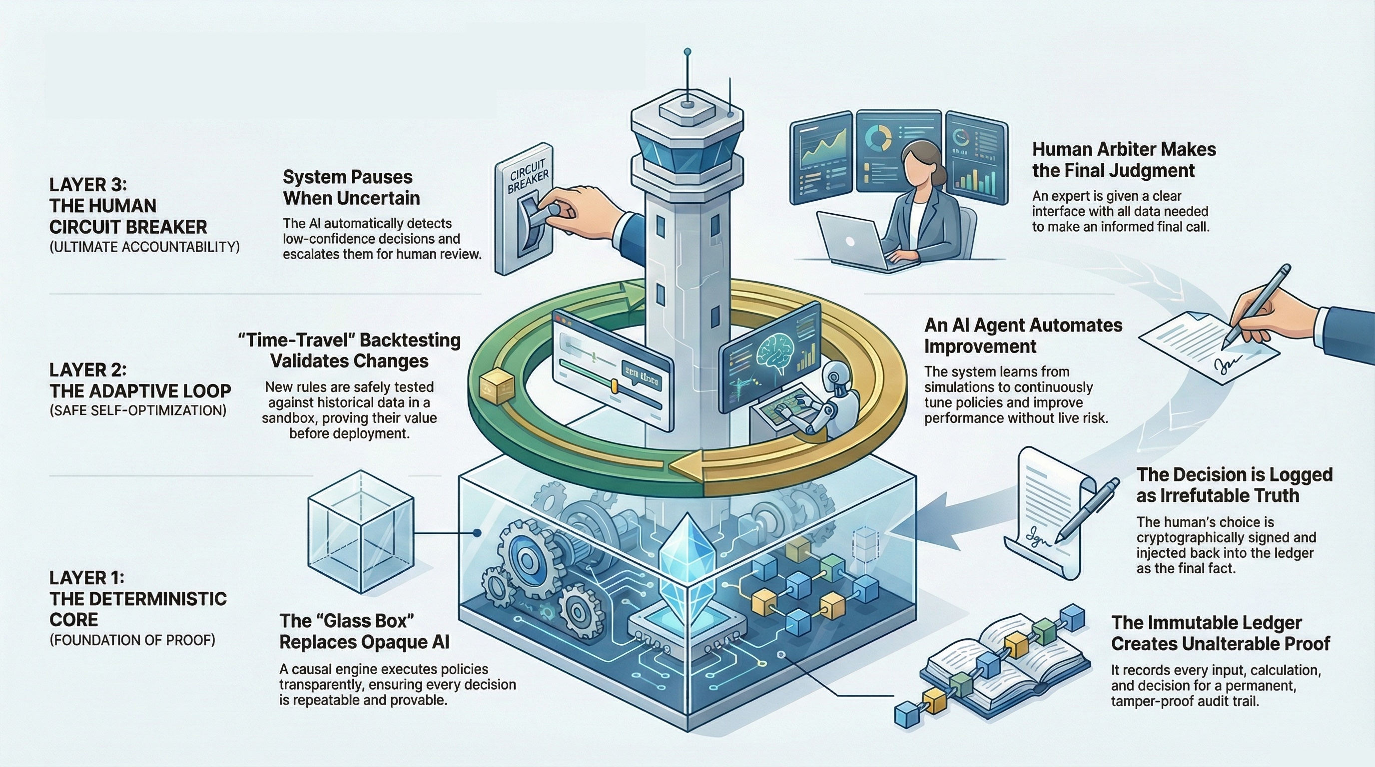 The Full Governance Architecture: Human Oversight & Trust